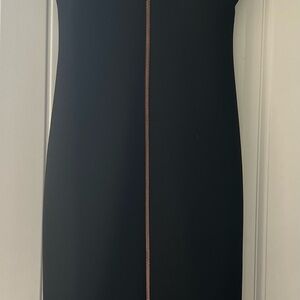 Ted Baker Black Crossback Black Dress - Size 2